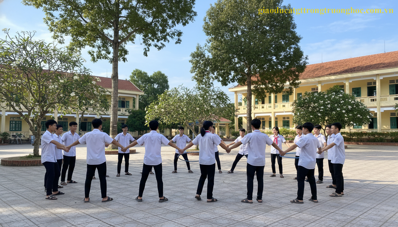 Hoạt động trải nghiệm và hướng nghiệp của học sinh GDTX thay thế cho các tiết học Thể dục truyền thống.