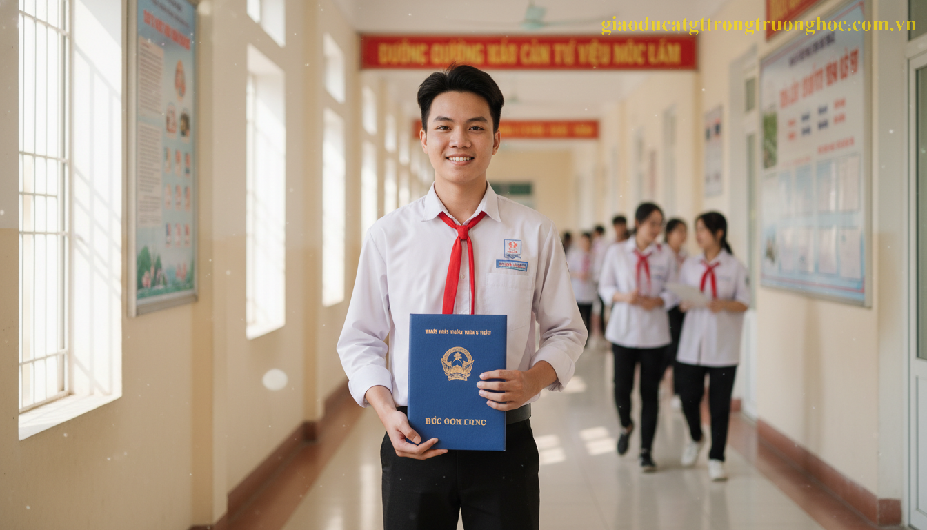 Học sinh Việt Nam hệ GDTX tự tin cầm bằng tốt nghiệp THPT có giá trị ngang bằng hệ chính quy.