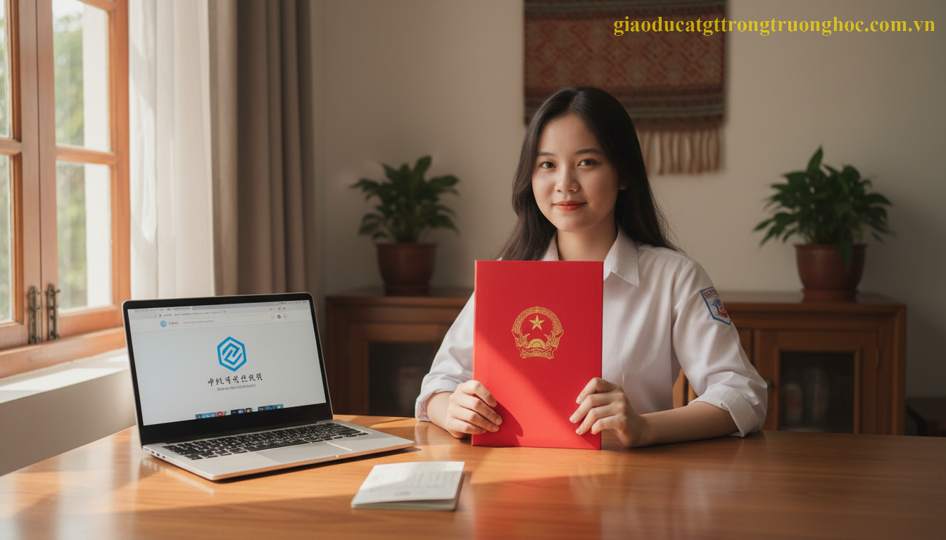 Hợp pháp hóa lãnh sự bằng tốt nghiệp GDTX để hoàn thiện hồ sơ du học Trung Quốc.